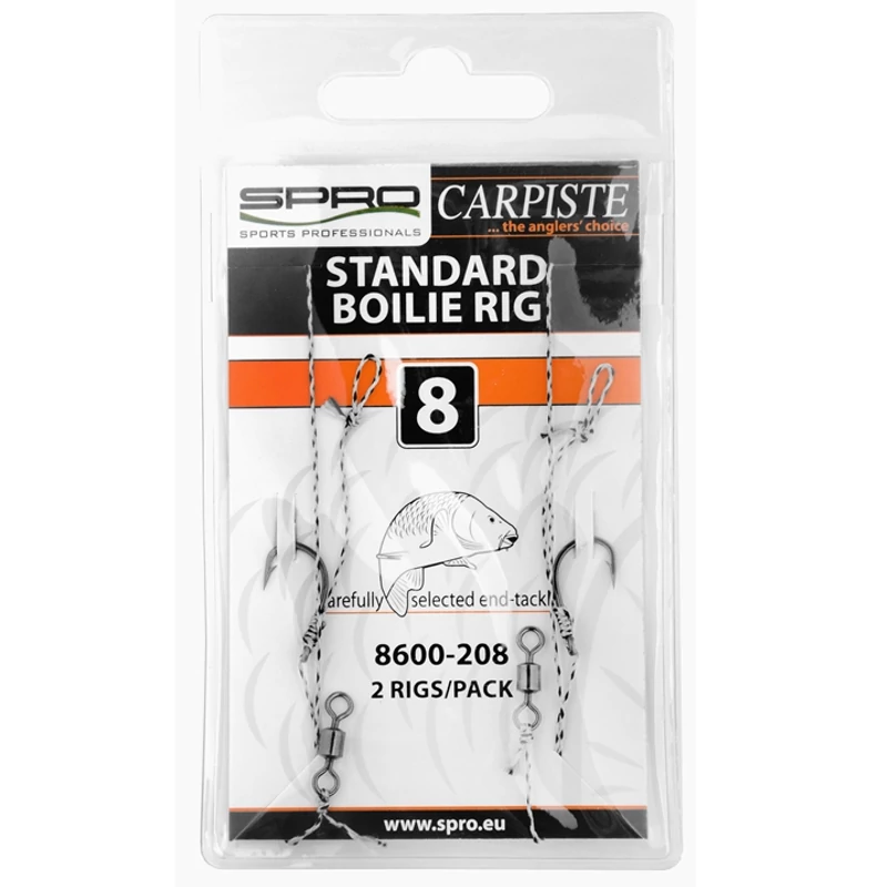 Carpiste Carp Előkötött Bojlis Horog 2db/cs. - Többféle