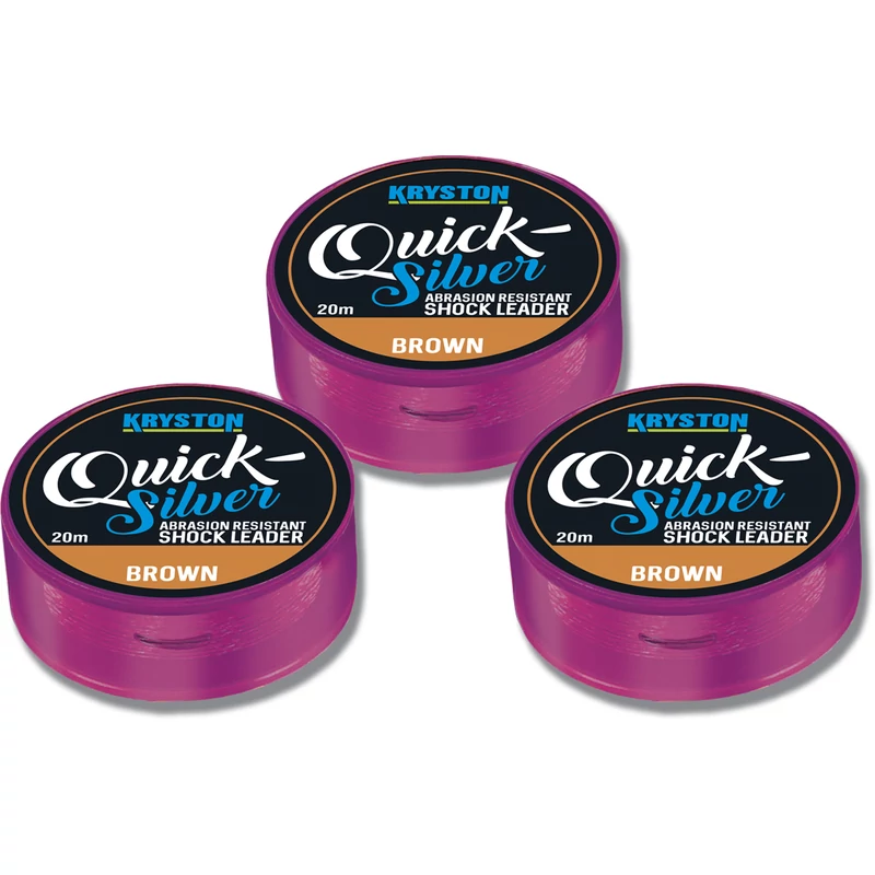 Quicksilver Shock Leader 25lbs 20m Brown