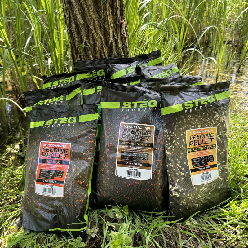 Stég Feeding Pellet 2mm Chili-Peach 800g