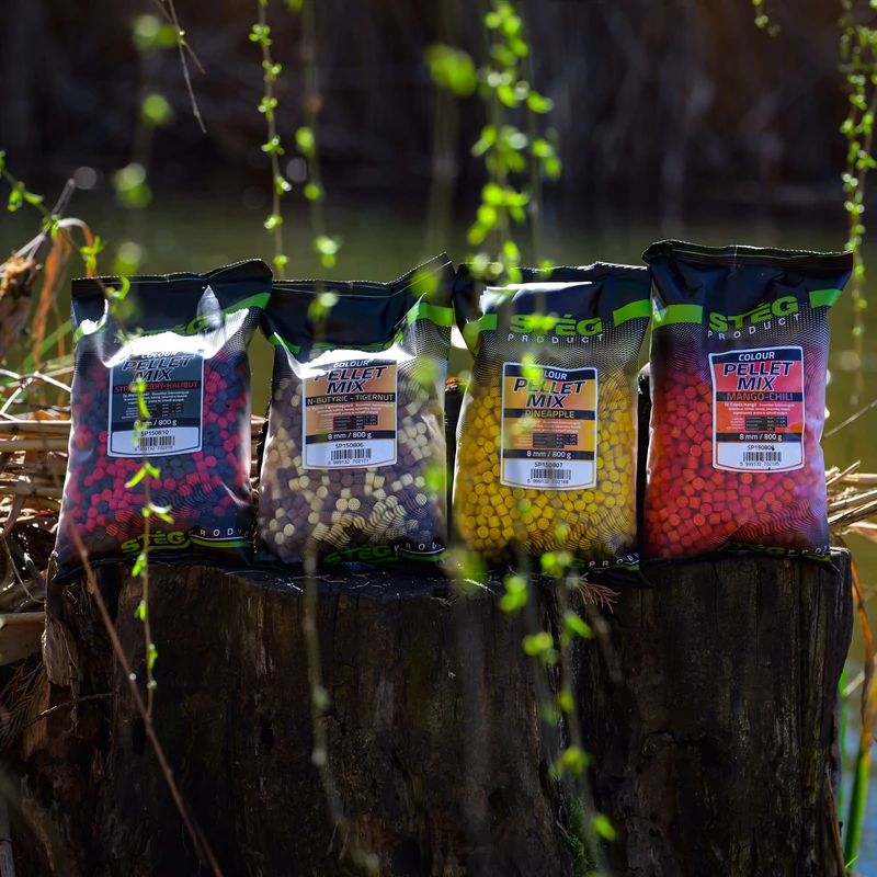 Stég Pellett Mix 800g 8mm Ananász