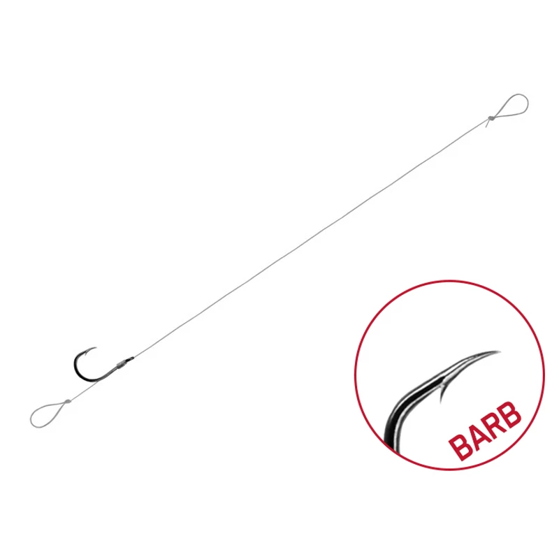 Kötött horog Delphin FLR Loop / 6db