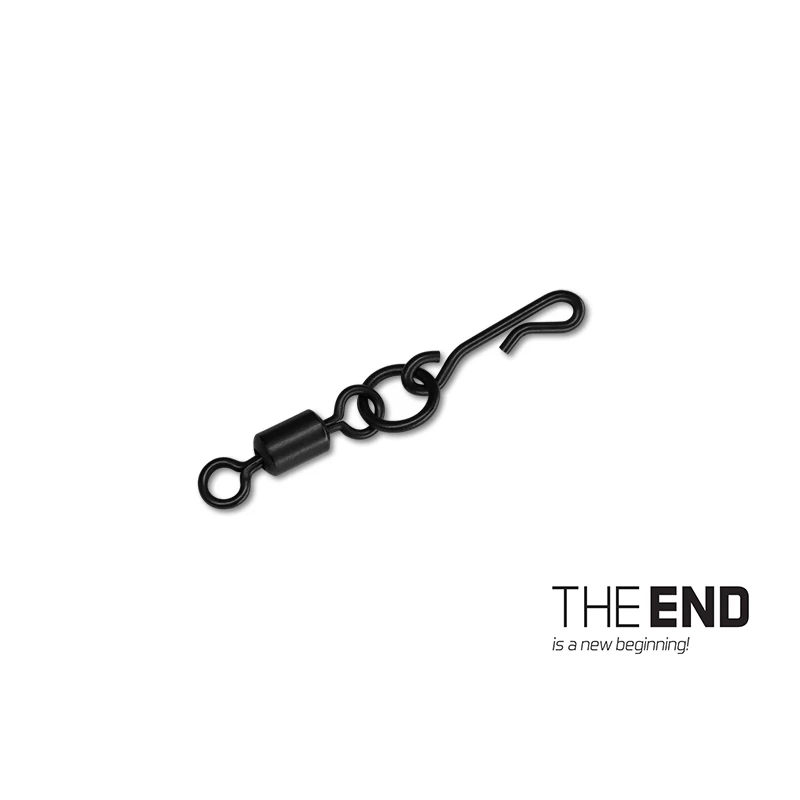 Delphin THE END Q-Cast Q alakú karikával ellátott forgókapocs / 10 db