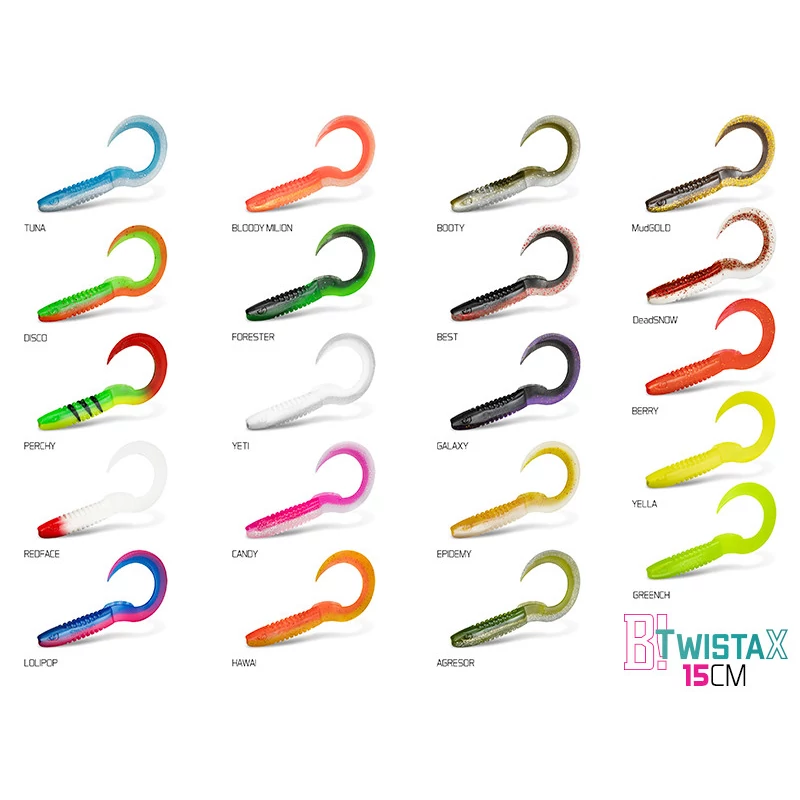 DuoPACK BOX Delphin TwistaX Eeltail UVs / 6x 5db