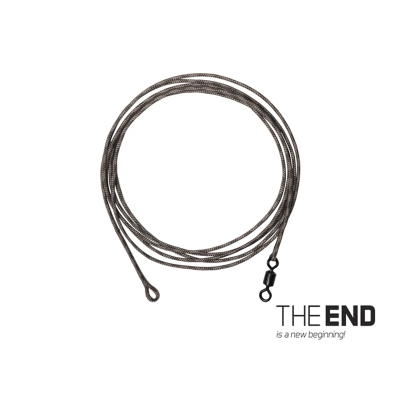 THE END Leadcore + swivel kötött horog / 3db