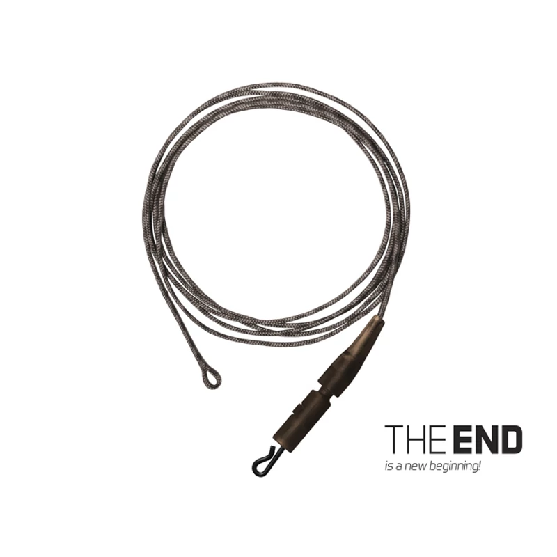 THE END Leadcore + PIN clip kötött horog / 3db