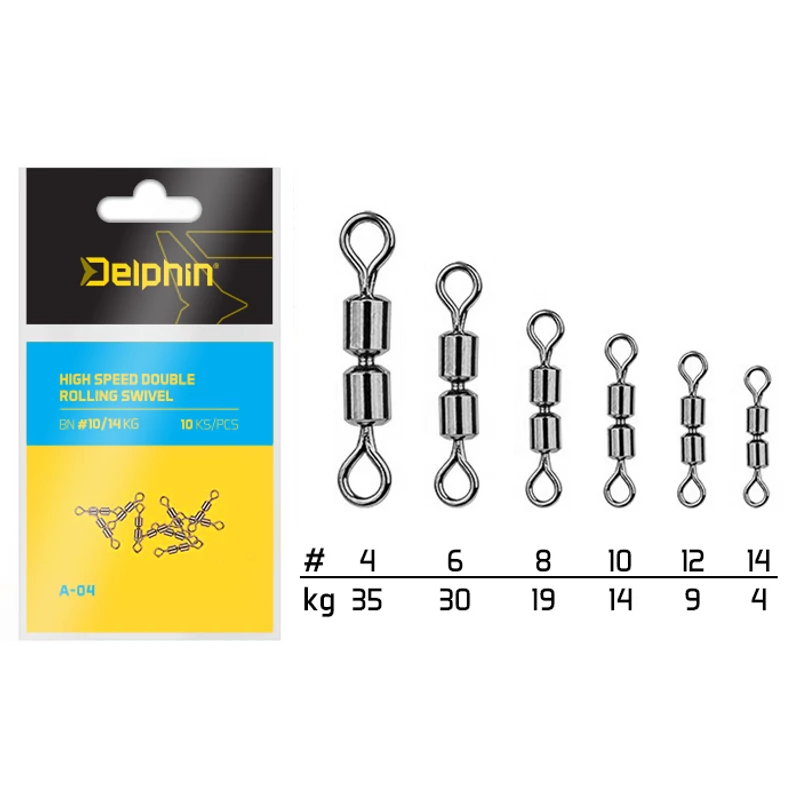 Hi speed double rolling swivel A-04
