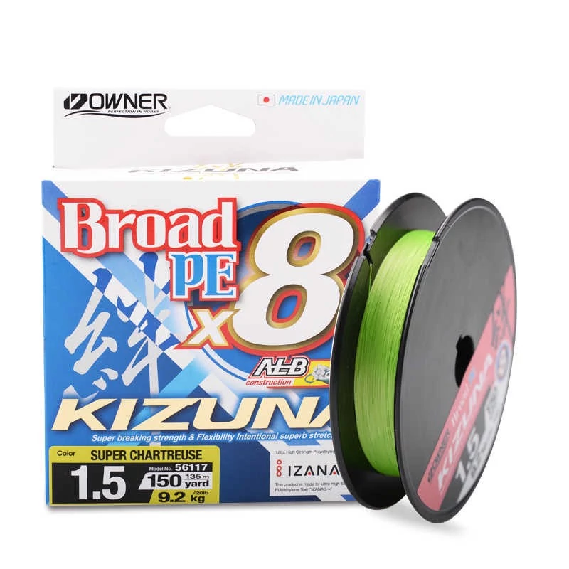 OWNER Kizuna X8 Chartreuse 135 m mm