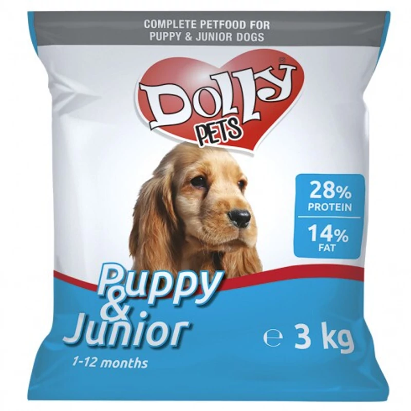 Unique: Dolly Junior Száraz Kutyaeledel 3kg