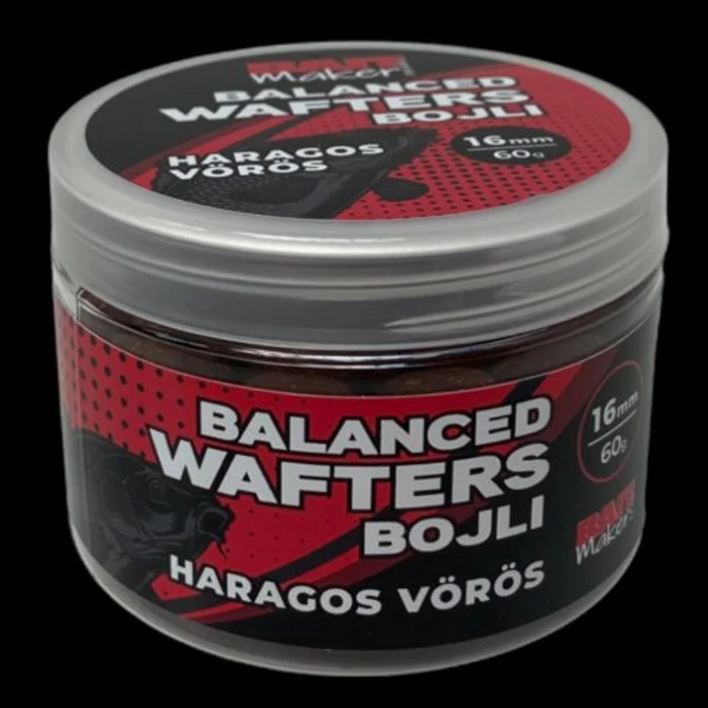BAIT MAKER BALANCED WAFTER BOJLI HARAGOS VÖRÖS MM