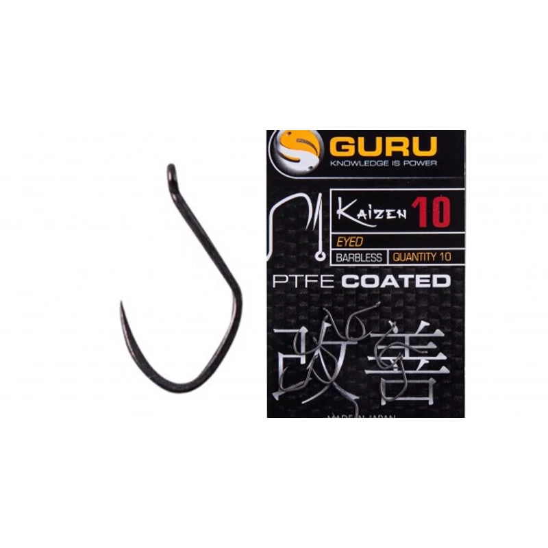 GURU Kaizen Eyed hook size (Barbless/Eyed)