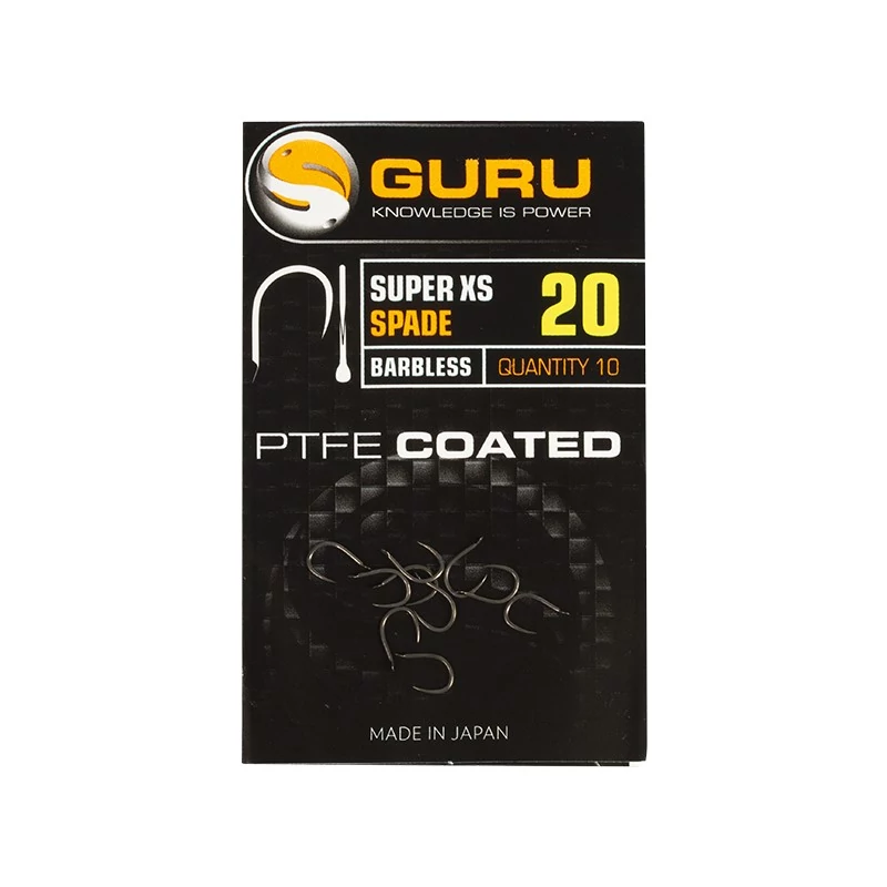 GURU Super XS Hook size (Barbless/Spade End)
