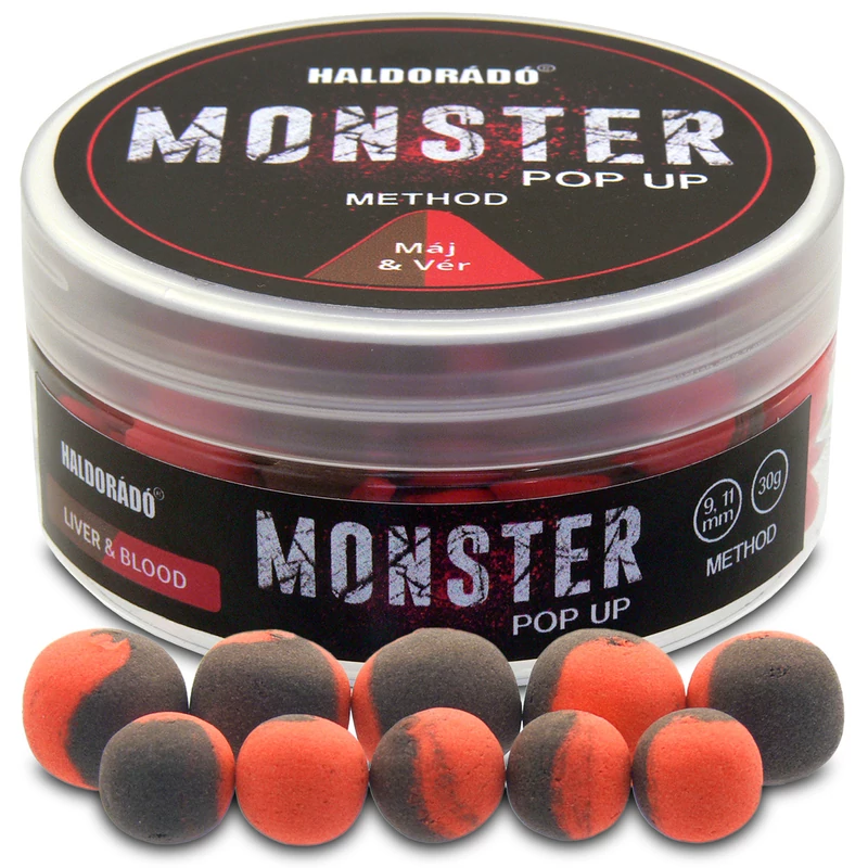Haldorádó MONSTER Pop Up Method 9, 11 mm