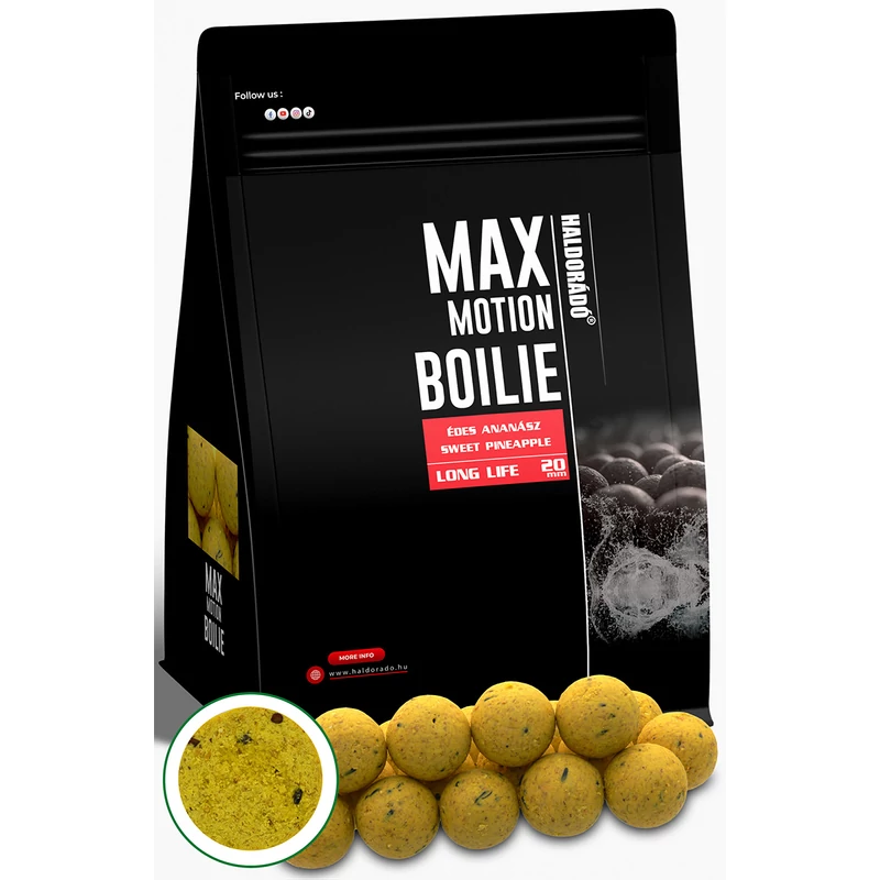 Haldorádó MAX MOTION Boilie Long Life 20 mm
