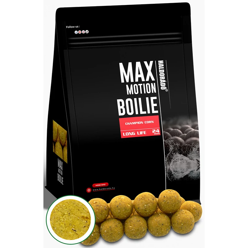Haldorádó MAX MOTION Boilie Long Life 24 mm
