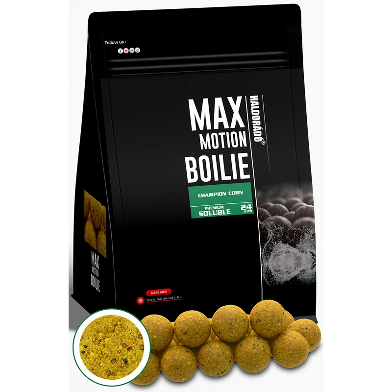 Haldorádó MAX MOTION Boilie Premium Soluble 24 mm