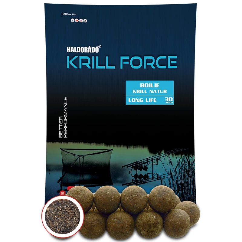 Haldorádó KRILL FORCE Boilie Long Life 30 mm Krill