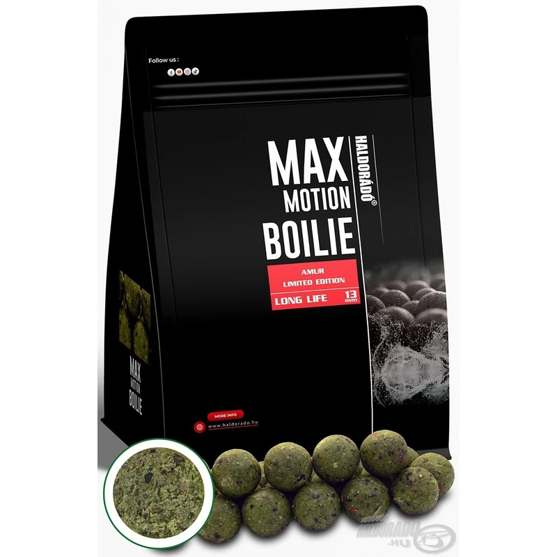 Haldorádó MAX MOTION Boilie Long Life 13 mm Limited Edition Amur