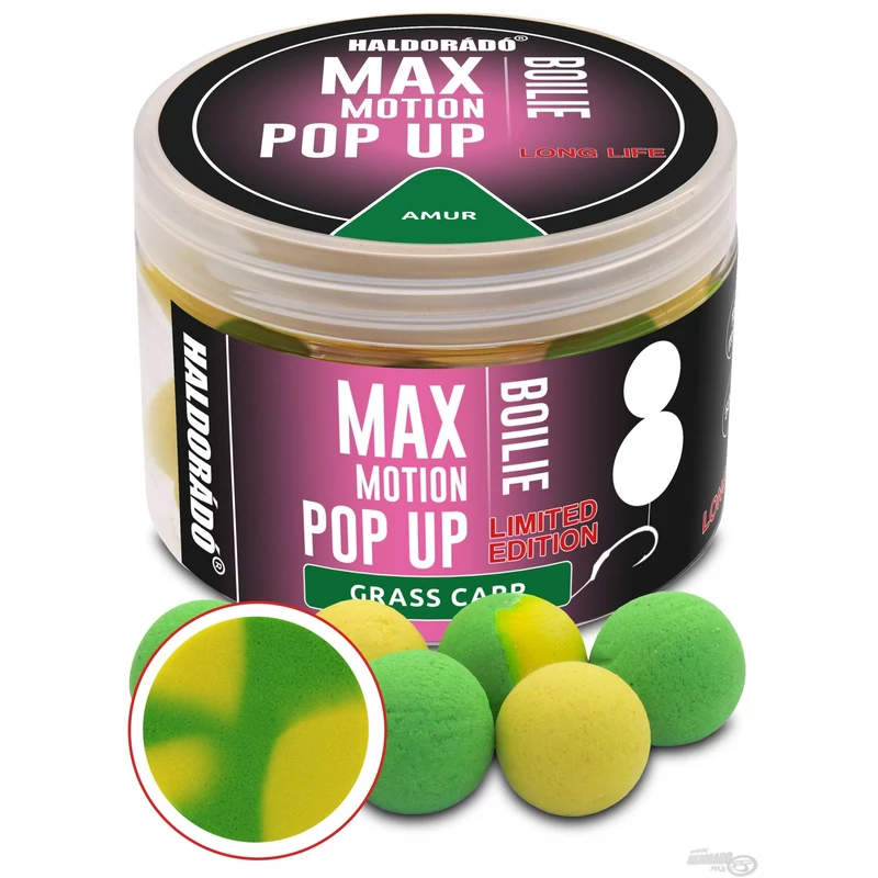 Haldorádó MAX MOTION Boilie Pop Up 16 mm Limited Edition Amur