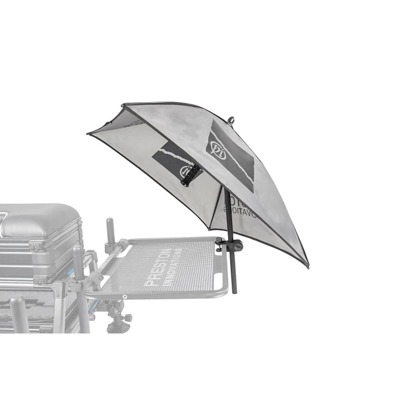 PRESTON OFFBOX GREY BAIT BROLLY