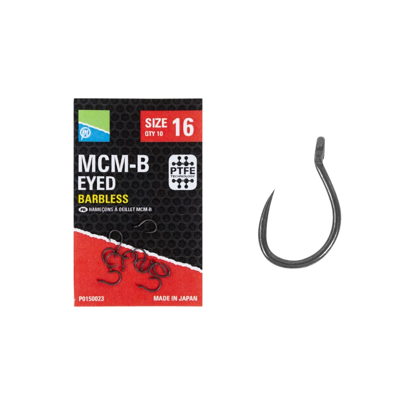 PRESTON EYED HOOKS SIZE