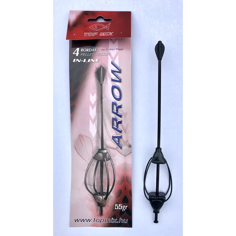 TOP MIX Négybordás arrow method feeder kosár,