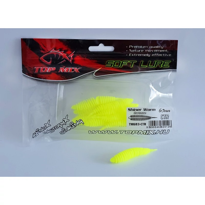 Top Mix Shiner Worm 60 mm