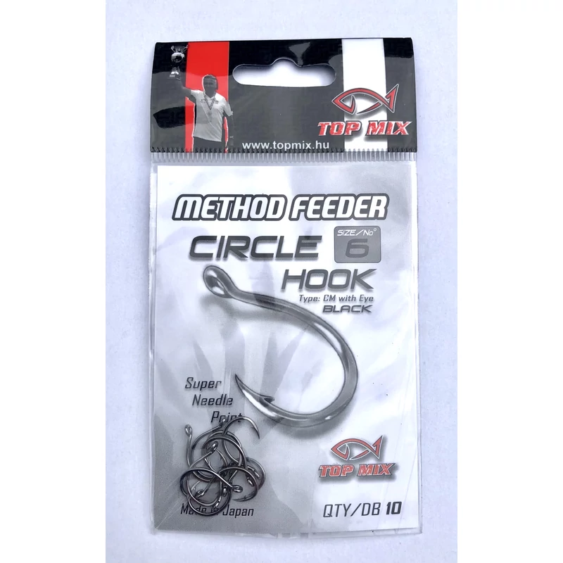 Top Mix Method feeder Circle hook