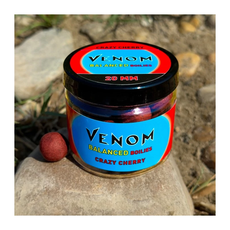 Feedermánia Venom Balanced Boilies Crazy Cherry mm