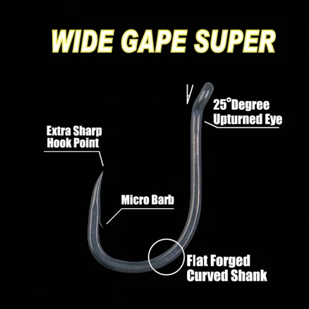 G-Carp Wide Gape Super 10/cs. 2-es - Többféle