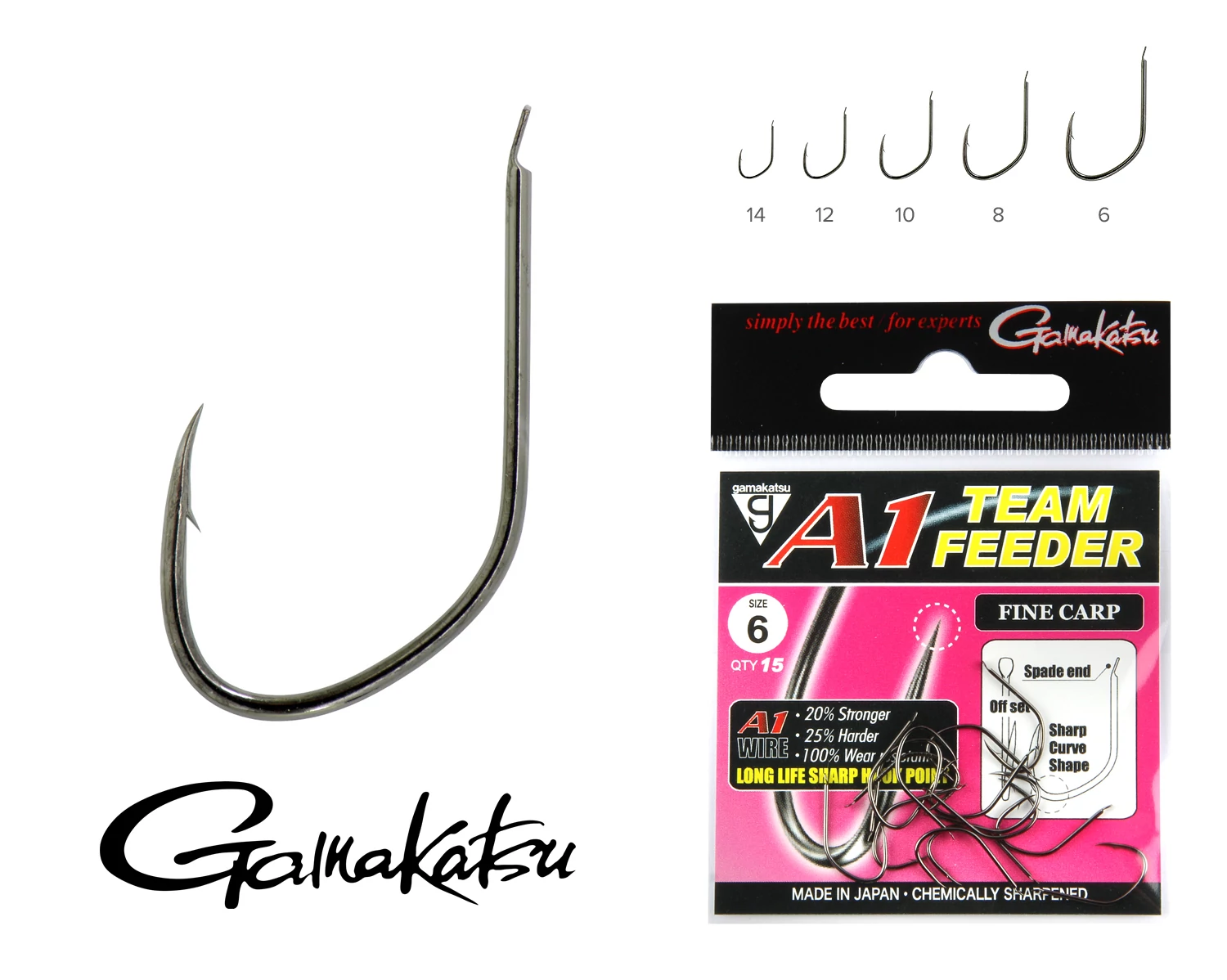 A1 Team Feeder Fine Carp 15/cs. 10-es - Többféle