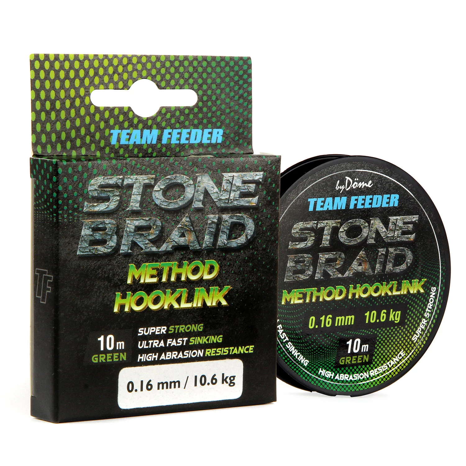 By Döme TF Stone Braid Green 10m 0,18mm - Többféle