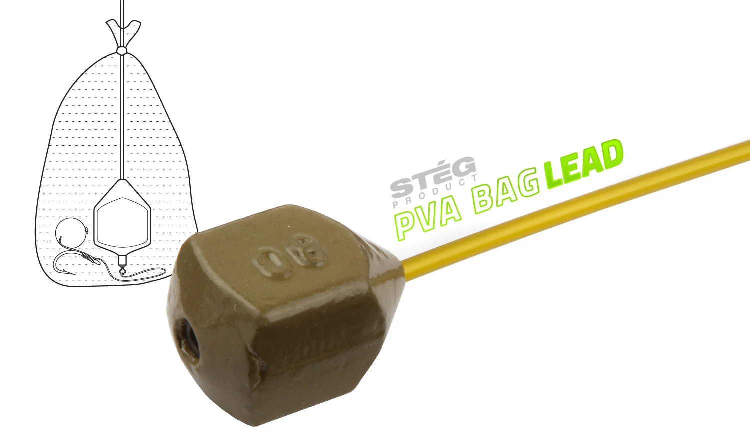 Stég PVA ólom 70g - Többféle