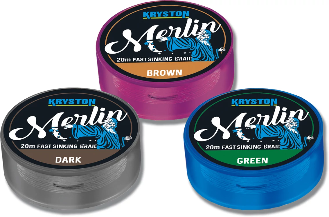 Merlin Fast Sinking Supple Braid 25Lbs 20m Brown