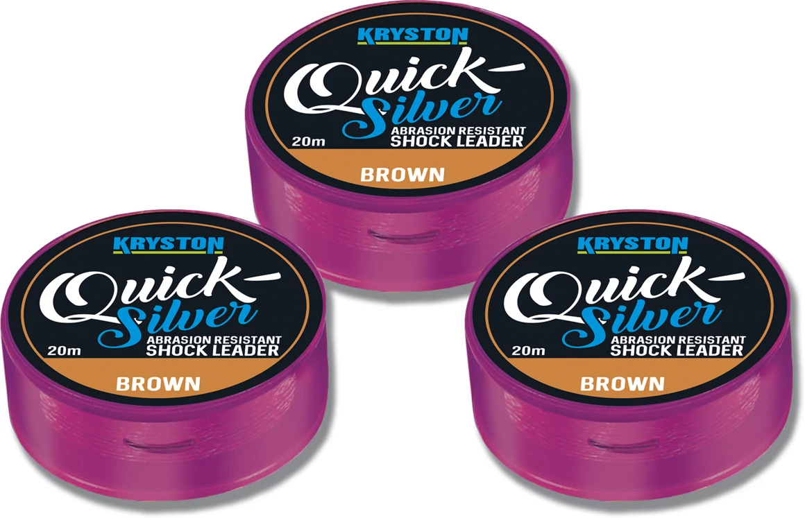 Quicksilver Shock Leader 35lbs 20m Brown