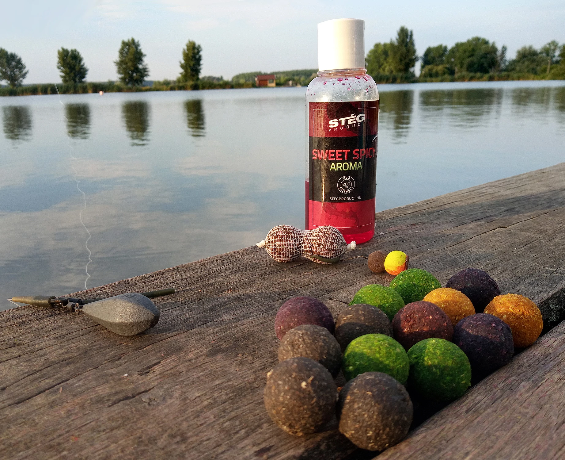 Stég Product Soluble Boilie 24mm Strawberry 1kg