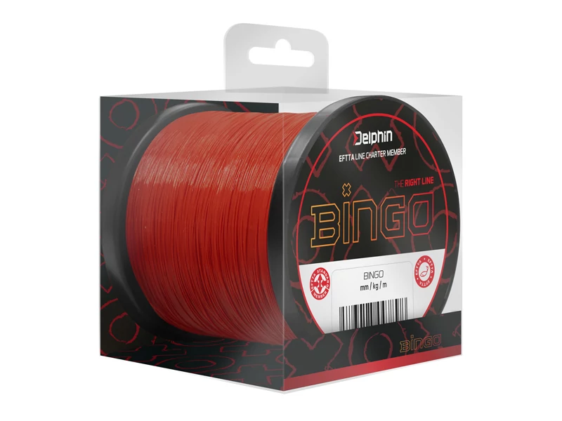 Monofil Delphin BINGO Matt / sötét vörös