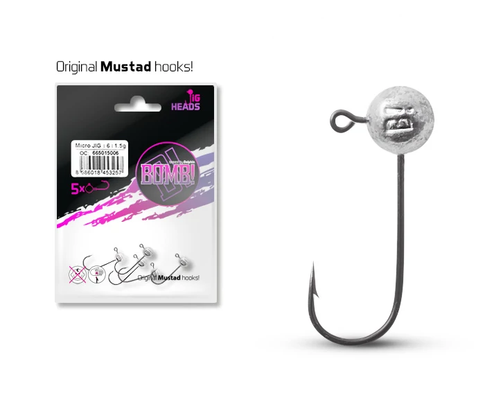 Micro jig fej Delphin BOMB! / 5db