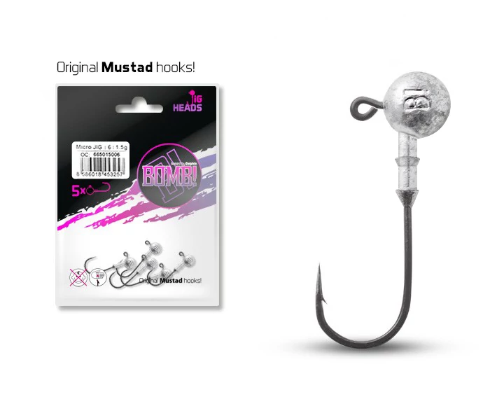 Jig fej Delphin BOMB! / 3db