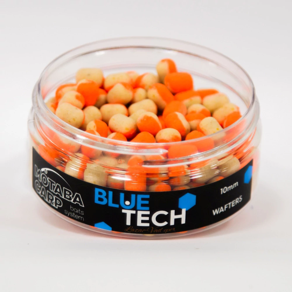 Unique: Motabacarp Blue Tech Világító Wafter - Lazac-Vad eper 10 mm