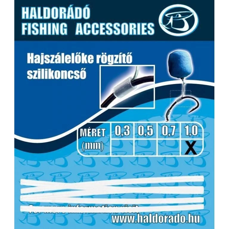 Haldorádó Hajszálelőke rögzítő szilikoncső
