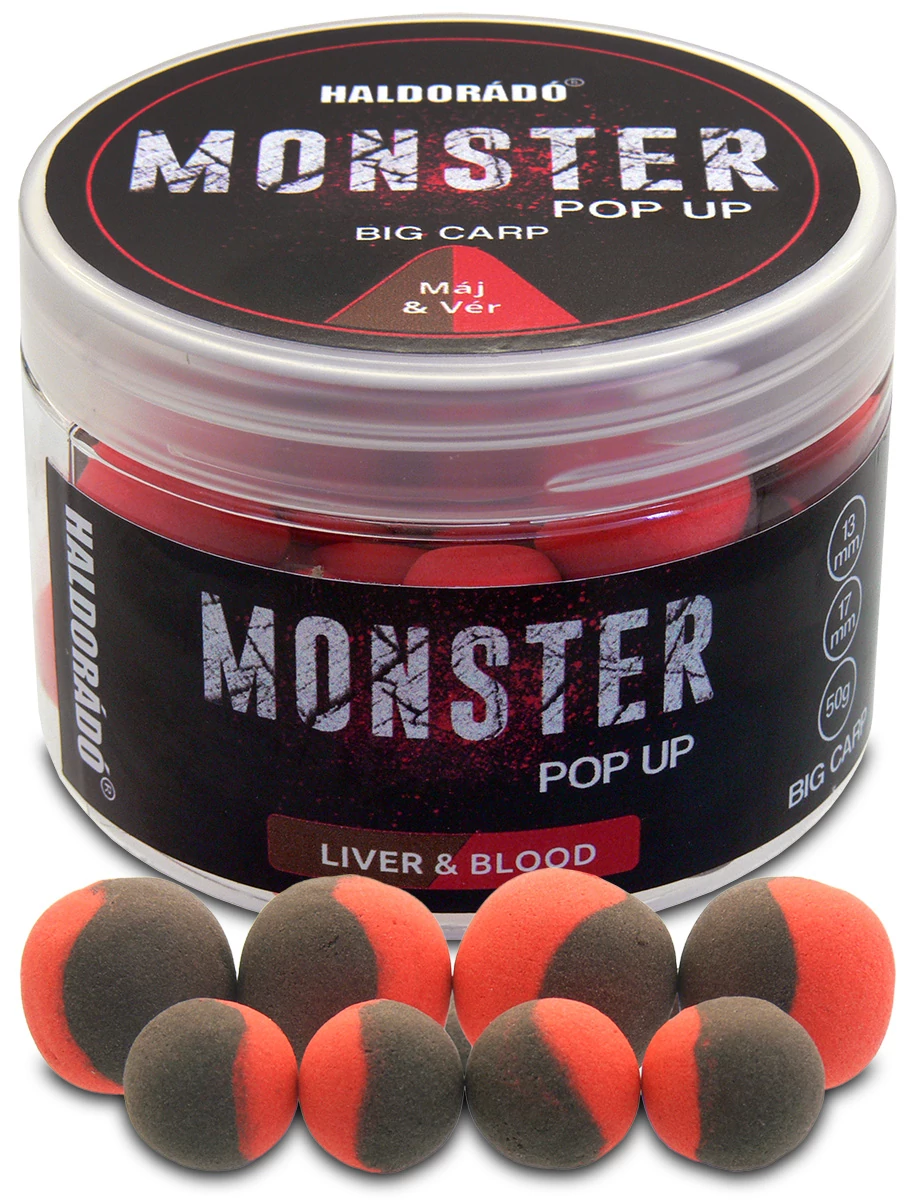Haldorádó MONSTER Pop Up Big Carp 13, 17 mm