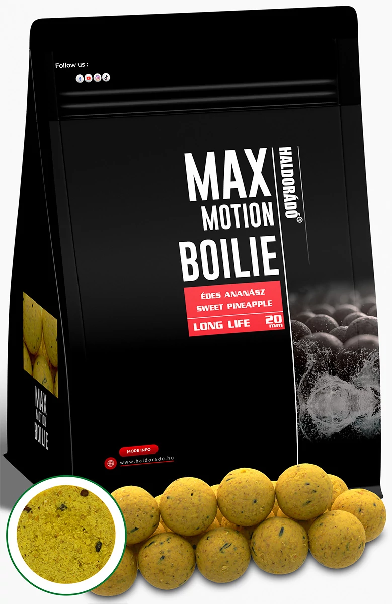 Haldorádó MAX MOTION Boilie Long Life 20 mm
