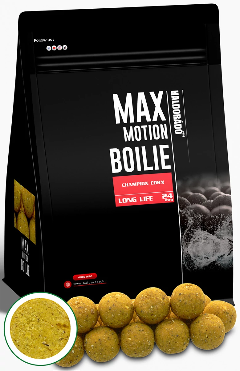Haldorádó MAX MOTION Boilie Long Life 24 mm