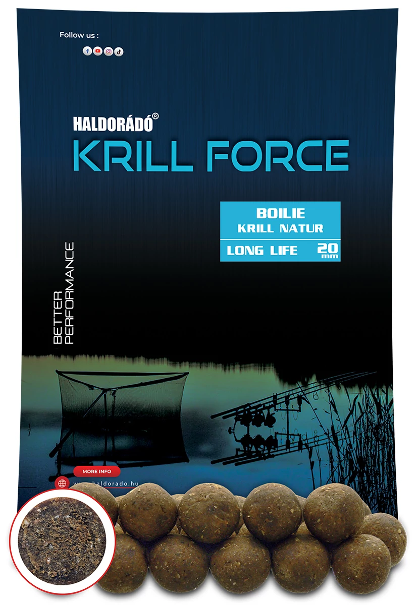 Haldorádó KRILL FORCE Boilie Long Life 20 mm Krill