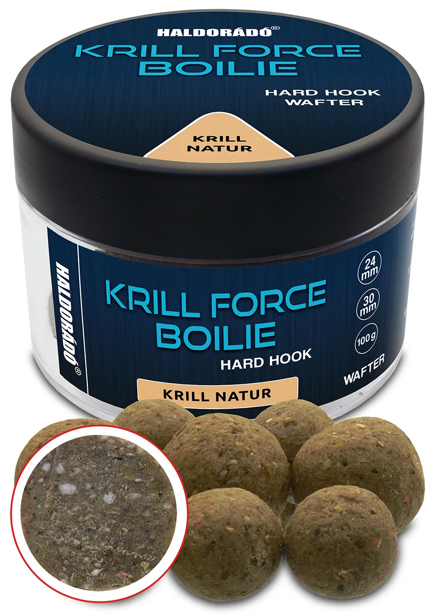 Haldorádó KRILL FORCE Boilie Hard Hook Wafter 24, 30 mm Krill