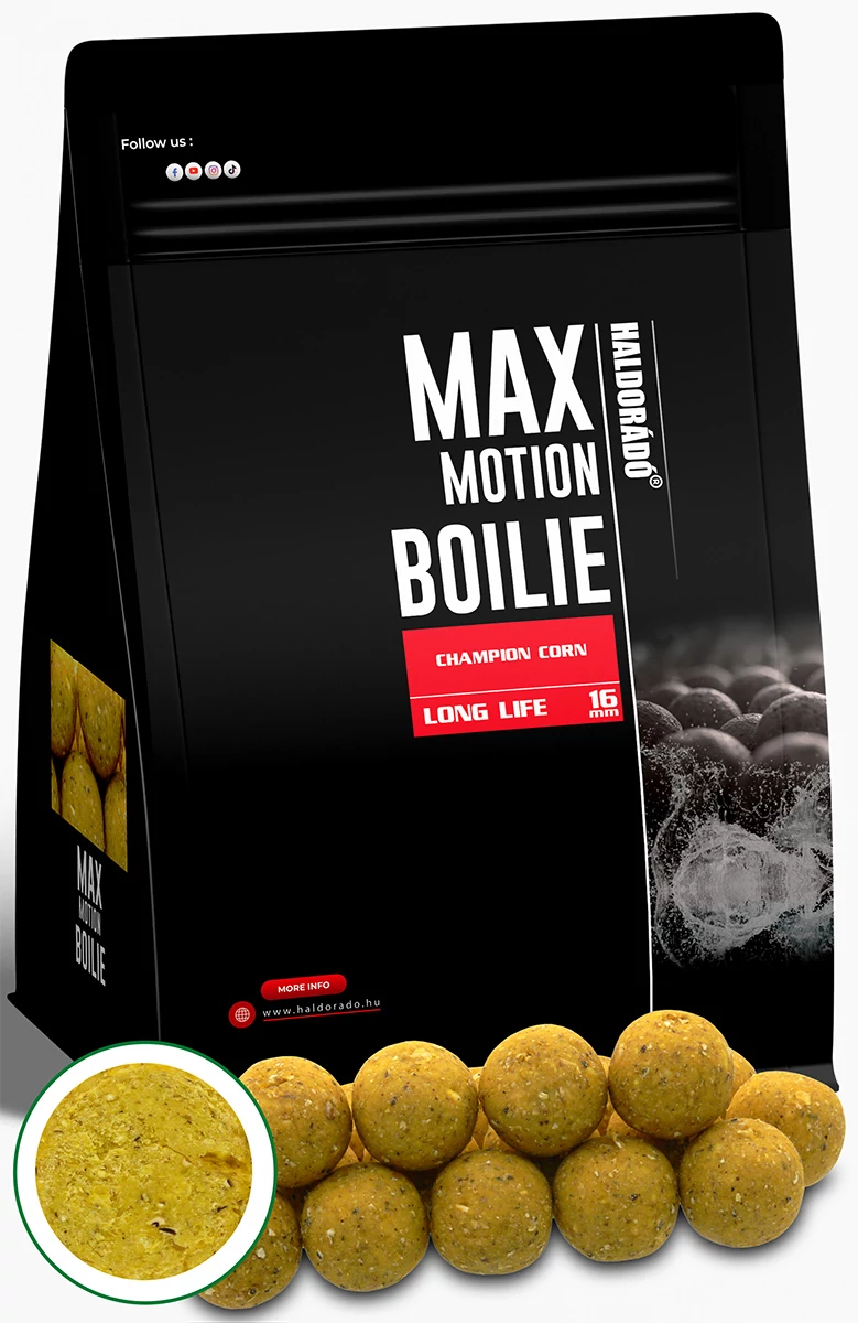 Haldorádó MAX MOTION Boilie Long Life 16 mm