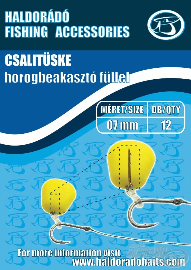 Haldorádó Csalitüske horogbeakasztó füllel