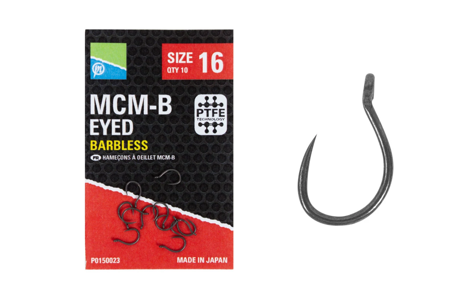 PRESTON EYED HOOKS SIZE
