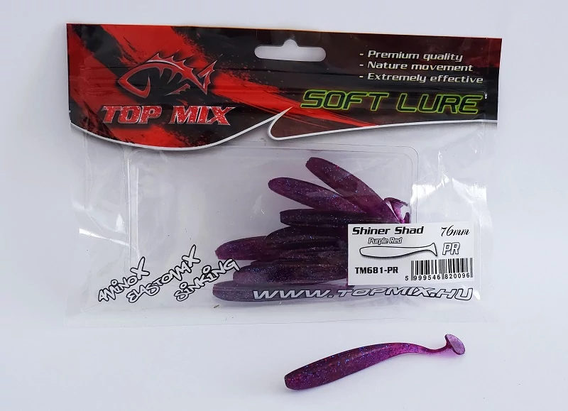 Top Mix Shiner Shad Purple Red mm