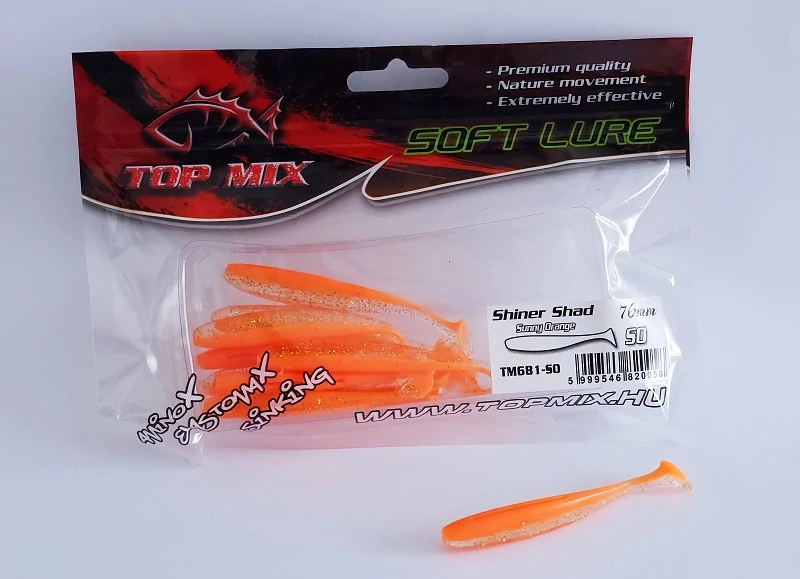 Top Mix Shiner Shad Sunny Orange mm